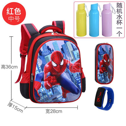 Mochilas escolares para estudiantes varones de primaria, mochilas escolares para niñas Spider Man, grados 1-2-3-4-4-5-6, mochilas escolares para niños, mochilas escolares de jardín de infantes para estudiantes mujeres 