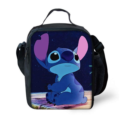 P Shi Dizai lunch bag full-body printed cartoon boys, girls, children, junior high school and primary school children&#039;s ice pack insulation package system.