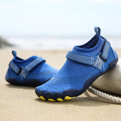 Zapatos de playa para niños, zapatos para caminar en el arroyo para hombres y mujeres, de secado rápido, antideslizantes, transpirables, para nadar, a la deriva, pescar y hacer senderismo. 