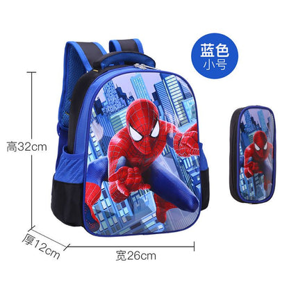 P School bags for male elementary school students, school bags for female Spider Man, grades 1-2-3-4-4-5-6, children's school bags, kindergarten school bags for female students